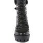 PINES Faux Leather Fur Collared Ankle Boots Wäre Rare Fashion