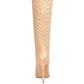 Tinkles Quilted High Heeled Calf Boots Wäre Rare Fashion