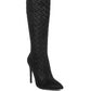 Tinkles Quilted High Heeled Calf Boots Wäre Rare Fashion