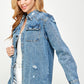 Women's Distressed Denim Shirts Wäre Rare Fashion