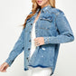 Women's Distressed Denim Shirts Wäre Rare Fashion
