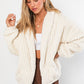 Oversized Fleece Hoodie Jacket LE LIS