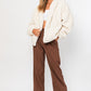 Oversized Fleece Hoodie Jacket LE LIS