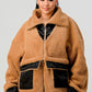 DETACHABLE SHERPA JACKET Wäre Rare Fashion