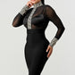 HOLIDAY MESH BANDAGE DRESS Wäre Rare Fashion