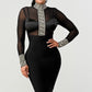 HOLIDAY MESH BANDAGE DRESS Wäre Rare Fashion