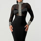 HOLIDAY MESH BANDAGE DRESS Wäre Rare Fashion