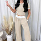 CONTRAST RELAXED PANT SET Wäre Rare Trend