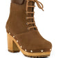MAAYA Handcrafted Collared Suede Boot Wäre Rare Fashion