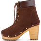 MAAYA Handcrafted Collared Suede Boot Wäre Rare Fashion