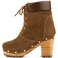 MAAYA Handcrafted Collared Suede Boot Wäre Rare Fashion