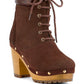 MAAYA Handcrafted Collared Suede Boot Wäre Rare Fashion