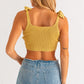 SHOULDER TIE KNIT TANK Wäre Rare