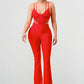 DOUBLE SPAGHETTI STRAP BODYCON JUMPSUIT Wäre Rare Fashion