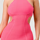 HALTER HOLLOW OUT BODYCON BANDAGE DRESS Wäre Rare Fashion