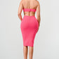 HALTER HOLLOW OUT BODYCON BANDAGE DRESS Wäre Rare Fashion