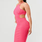HALTER HOLLOW OUT BODYCON BANDAGE DRESS Wäre Rare Fashion