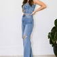 Distressed Wide Fit Jeans Wäre Rare