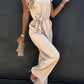 RUFFLED CAP SLEEVE JUMPSUIT Wäre Rare Trend