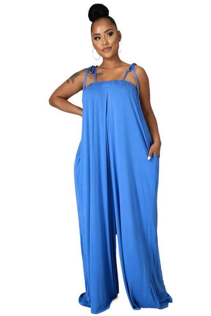 STRAPPY CHIFFON  JUMPSUIT