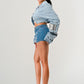 DENIM PATCHED CROPPED TOP Wäre Rare Fashion
