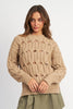 OPEN KNIT SWEATER WITH SLITS Emory Park