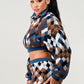 CHECKER PRINT TWO PIECE SET Wäre Rare Fashion