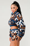 CHECKER PRINT TWO PIECE SET Wäre Rare Fashion