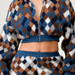 CHECKER PRINT TWO PIECE SET Wäre Rare Fashion