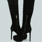SALDANA Convertible Suede Leather High Boots Wäre Rare Fashion
