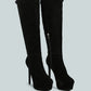 SALDANA Convertible Suede Leather High Boots Wäre Rare Fashion