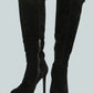 SALDANA Convertible Suede Leather High Boots Wäre Rare Fashion