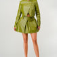 Button Up Pu Leather jacket and Skirt Set Wäre Rare Fashion