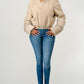 Plush Puff Sleeve Bomber Jacket Athina