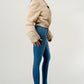 Plush Puff Sleeve Bomber Jacket Athina