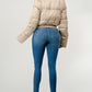 Plush Puff Sleeve Bomber Jacket Athina