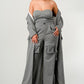 Oversized Blazer Coat Suite Set Athina