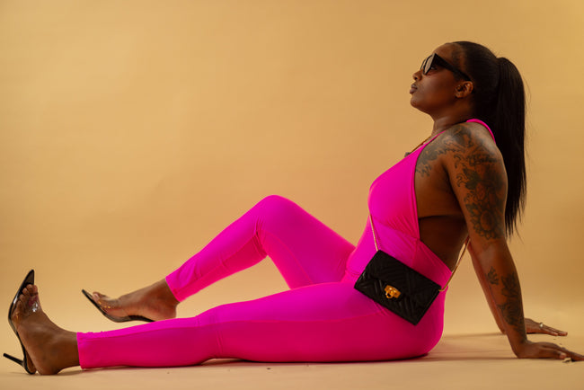 Wrap Around Halter Jumpsuit Wäre Rare