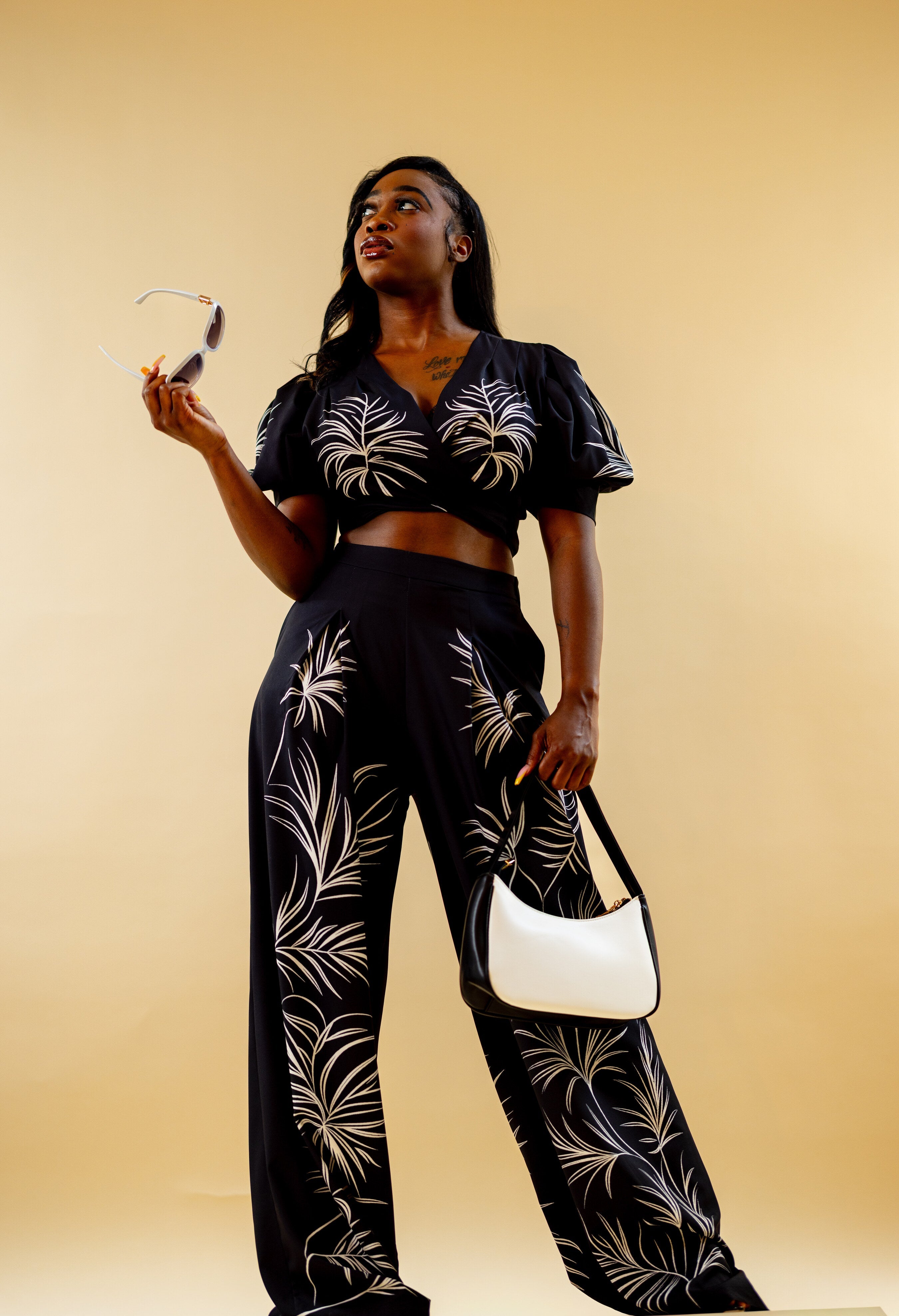 Feathered Whispers Pant Set Wäre Rare