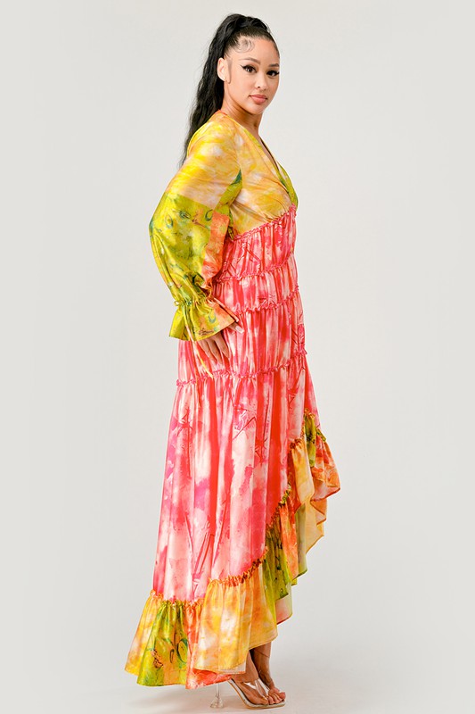 Sunset Breeze Tiered Maxi Dress