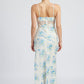FLORAL SLIP DRESS WTIH LACE DETAIL Emory Park