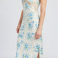 FLORAL SLIP DRESS WTIH LACE DETAIL Emory Park