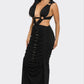SAHARA MYSTIQUE PLEATED GOWN Wäre Rare Fashion