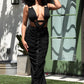 SAHARA MYSTIQUE PLEATED GOWN Wäre Rare Fashion