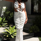 SAHARA MYSTIQUE PLEATED GOWN Wäre Rare Fashion