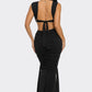 SAHARA MYSTIQUE PLEATED GOWN Wäre Rare Fashion