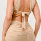 SAHARA MYSTIQUE PLEATED GOWN Wäre Rare Fashion