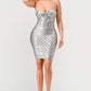 GILDED GLAMOUR STRAPLESS DRESS Wäre Rare Fashion