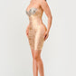 GILDED GLAMOUR STRAPLESS DRESS Wäre Rare Fashion