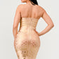 GILDED GLAMOUR STRAPLESS DRESS Wäre Rare Fashion